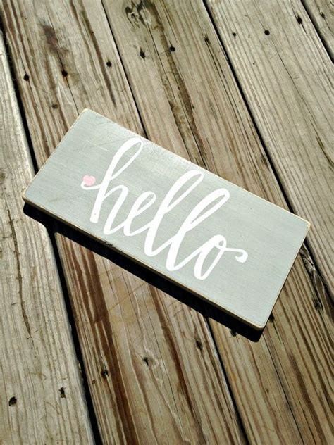 Image result for Custom Hello Signs