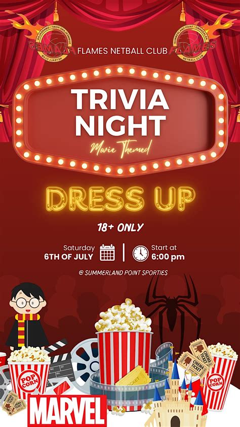 Summerland Point Gwandalan Flames Netball Club - 2024 Movie Trivia ...