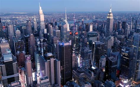 4K 航拍纽约 —— 中城区摩天楼群_哔哩哔哩_bilibili