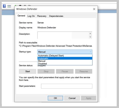 Image result for How to Enable Windows Defender Windows 1.0