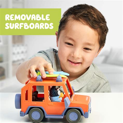 Bluey Heeler Family 4WD Vehicle Playset: Official Collectable Car ...