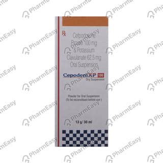 Cepodem Xp 100mg Dry Syrup 30ml: Uses, Side Effects, Price & Dosage ...