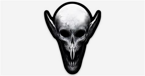 Cover of Darkness - Orlock Skull Sticker 2" by Christal Cam - Author of ...