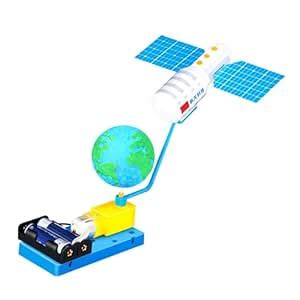 Buy DIY Satellite Toy Student Gifts Space Toy Turnicate Kits Space ...