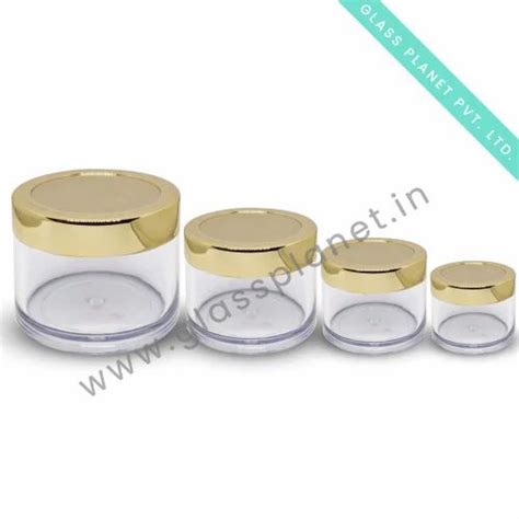 Acrylic Jars - 50ml Acrylic San Round Jar Trader - Retailer from New Delhi