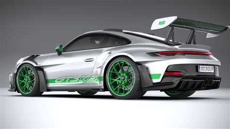 Porsche 911 GT3RS 2023 3D model | CGTrader