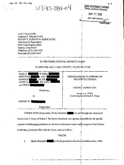 A04 Memorandum In Support of Motion To Dismiss - Fill Out, Sign & Share ...