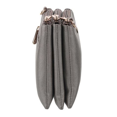 Buy Mochi Women Gun-Metal Hand Bags Zip Top Sling Online | SKU: 230-4 ...