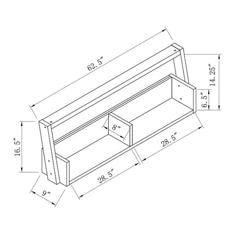 Furniture of America Mill Canyon Transitional Natural and White Tv ...