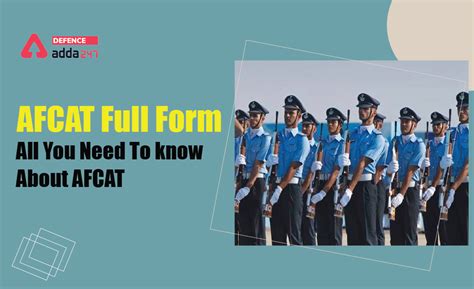 AFCAT Full Form, All You Need to Know About AFCAT