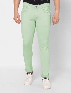 TCI Regular Men Light Green Jeans - Buy TCI Regular Men Light Green ...