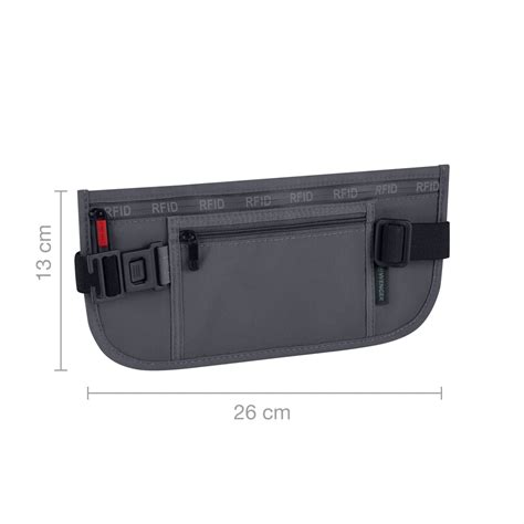 Security RFID Waist Belt in Grey, blend of style & function, Swiss ...