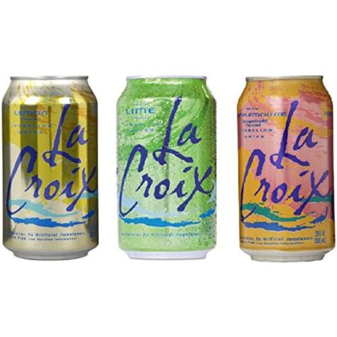 La Croix Sparkling Water Citrus Bundle: 12/ 12 Oz Cans: 4 Cans Each Of ...