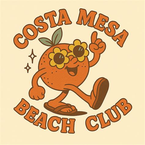 Costa Mesa Beach Club stickers | Sticker Mule India