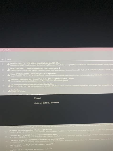 Error Could Not Find DayZ Executable 的图像结果