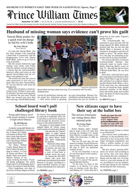 Prince William Times 09/12/2024 by Fauquier Times (52 issues) & Prince ...