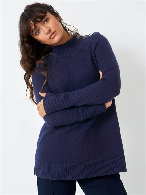 Crew Clothing Aria Lambswool Blend Longline Jumper