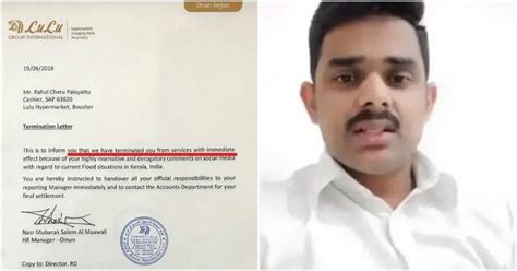 Kerala Man Sacked By His Company In Oman For Passing Insensitive ...