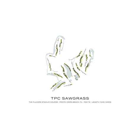 Image result for TPC Sawgrass Golf Course Map
