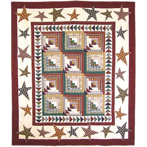 Patch Magic 50-Inch by 60-Inch Woodland Star and Geese Throw : Amazon ...
