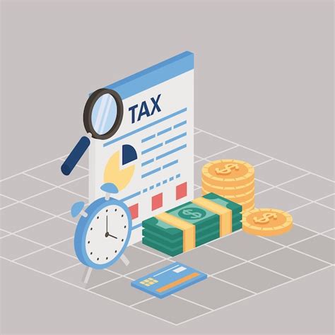 Document and tax icons | Free Vector