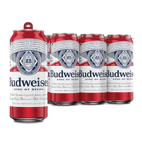 Budweiser Beer 16 oz Cans - Shop Beer at H-E-B
