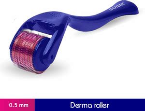 Gliterz Derma Roller 0.5mm Magenta For Women & Men For Anti-Ageing ...