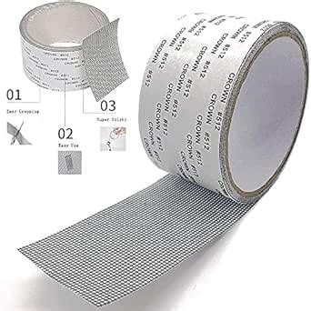 Bellveen Window Screen Repair Kit Tape,Strong Adhesive & Waterproof ...