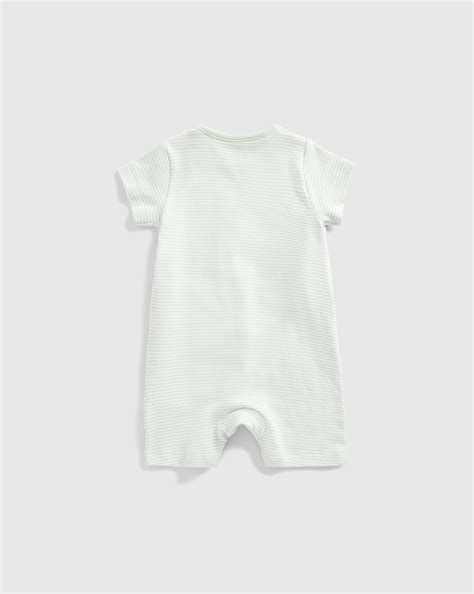 Buy Mothercare Unisex Half Sleeve Romper My First Unisex Modern Beary ...