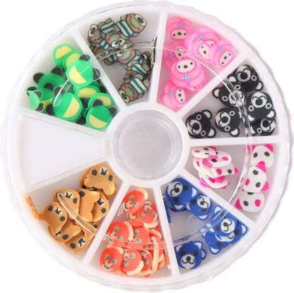 JMD BEAUTY Top Flowers, Glass, Moti Designs Artificial Nails in ...