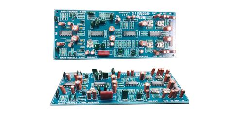WOOKOZ 5.1 PROLOGIC Board DECODER 12-35 Volt Power Supply Board ...