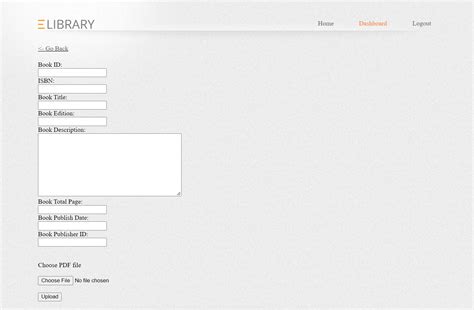 HTML Library Project 的图像结果