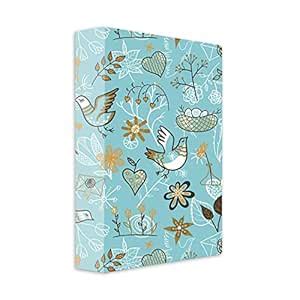 LADECOR Printed File Folder Case, A4 Size Ring Binder Folder for ...