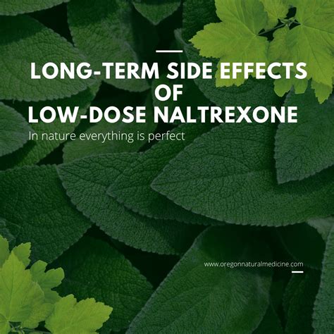 Long-Term Side Effects of Low-Dose Naltrexone
