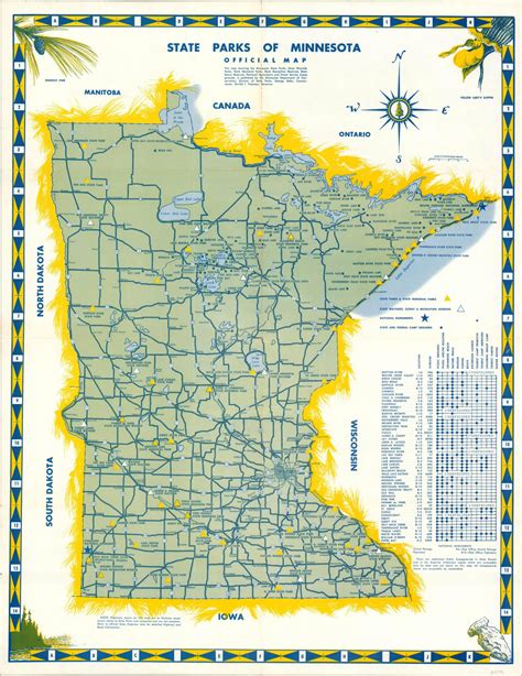 State Parks of Minnesota Official Map | Curtis Wright Maps
