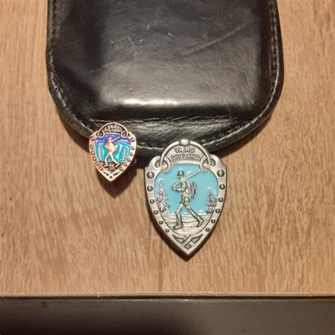 Large Norwegian Foot March Badge - Etsy