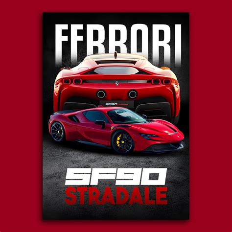 Ferrari SF90 Stradale Poster – Frame Kro