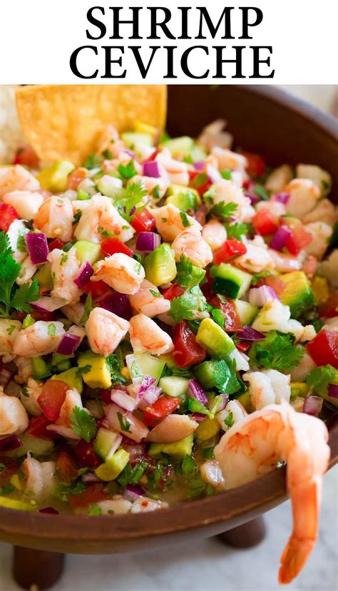 Easy Shrimp Ceviche (Ceviche de Camarón)! It's bursting with flavor and ...