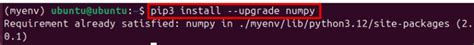 Image result for Ubuntu Install Python Numpy
