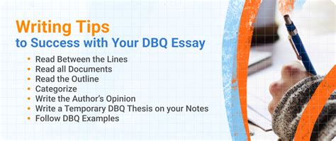 Image result for DBQ Writing Tips