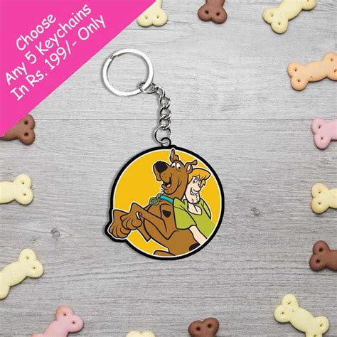 Scooby-Doo Characters Keychain - love craft gift