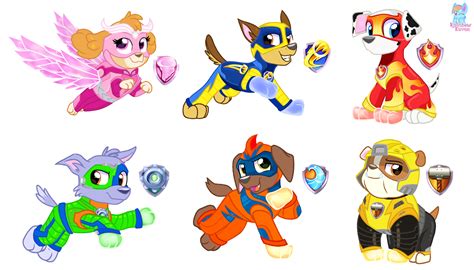 PAW Patrol Mighty Pups Vector by RainbowEevee-DA on DeviantArt | Mighty ...