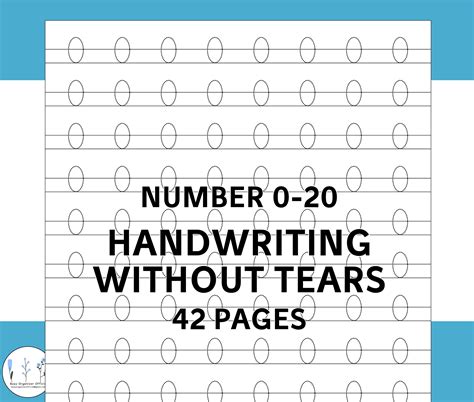 Handwriting Without Tears Tracing Pages