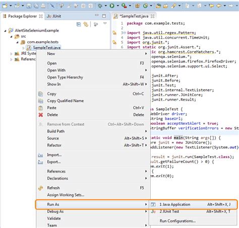 Export and Run Project Java 的图像结果