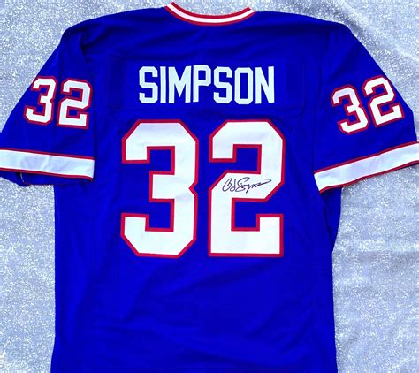 Charitybuzz: O.J. Simpson Signed Buffalo Bills #32 Custom Jersey
