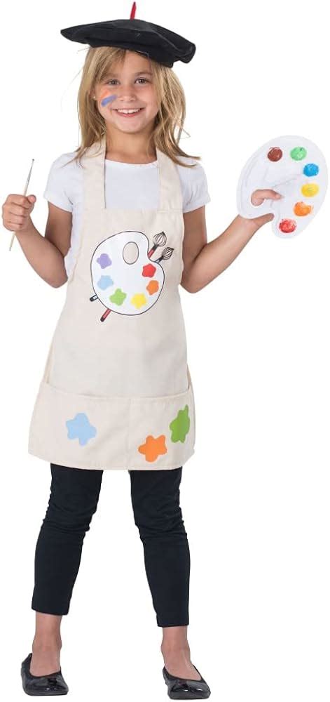 Buy Dress Up America Artist Costume for Kids – Painter Dress-Up with ...