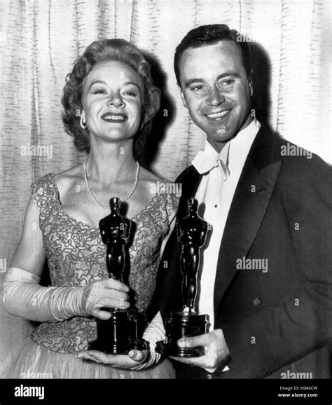 1955: JO VAN FLEET [Best Supporting Actress, EAST OF EDEN] and JACK ...