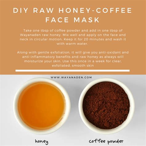 DIY Raw Honey - Coffee Face Mask – Wayanaden