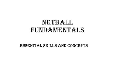 Image result for Simple Netball Rules