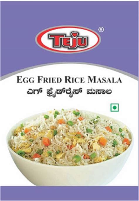 Teju Masala Egg Fried Rice Masala Price in India - Buy Teju Masala Egg ...
